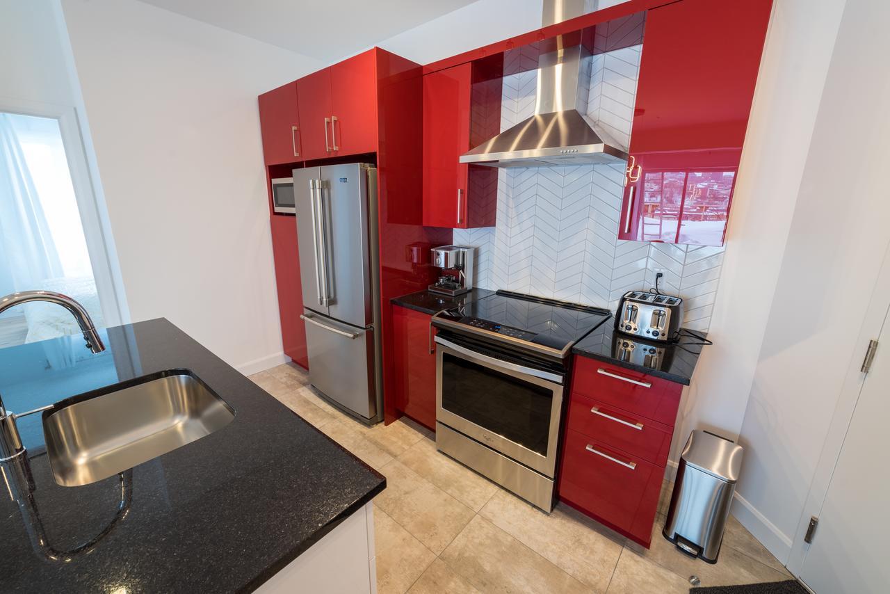 Aux Havres Urbains - Le Penthouse Du Kameleon Apartment Quebec City Luaran gambar
