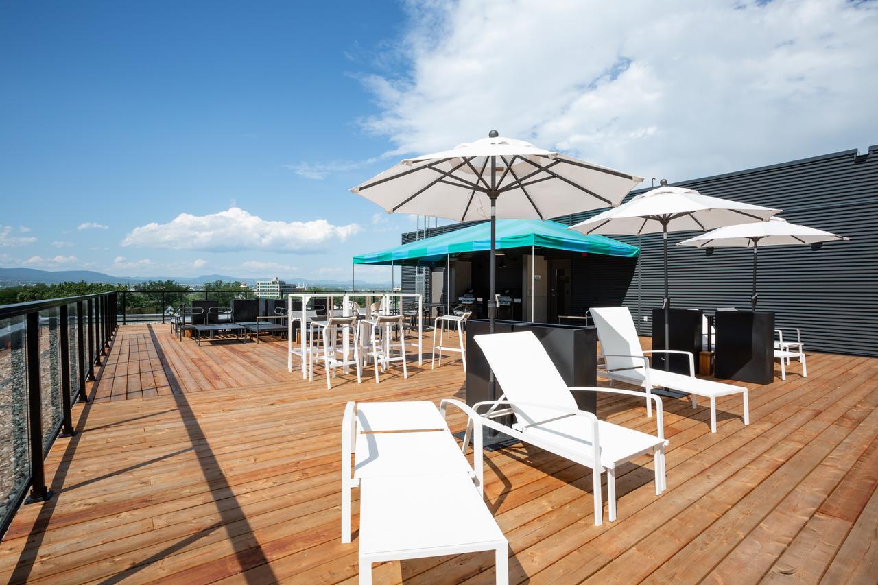 Aux Havres Urbains - Le Penthouse Du Kameleon Apartment Quebec City Luaran gambar