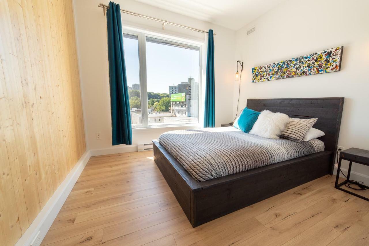 Aux Havres Urbains - Le Penthouse Du Kameleon Apartment Quebec City Luaran gambar