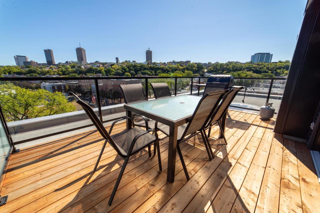 Aux Havres Urbains - Le Penthouse Du Kameleon Apartment Quebec City Luaran gambar